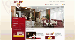 Desktop Screenshot of hotel-seeland.at